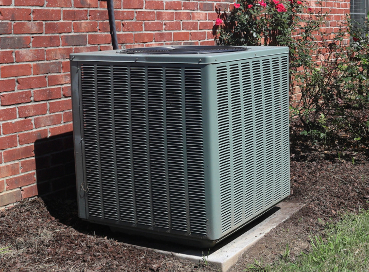 generator installed outside house